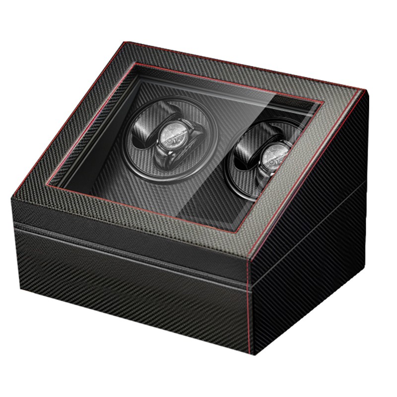 4 + 6 Silent Automatic Rotation Watch Winder Storage Case Box Holder gallery