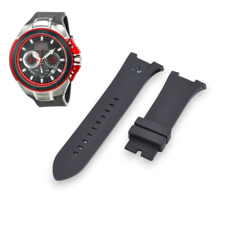 AX1183 30mm Black Rubber Strap For Armani Exchange
