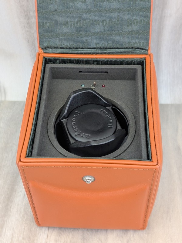 Underwood London Rotobox Acorn Single Watch Winder Case See Pics Read Descriptio