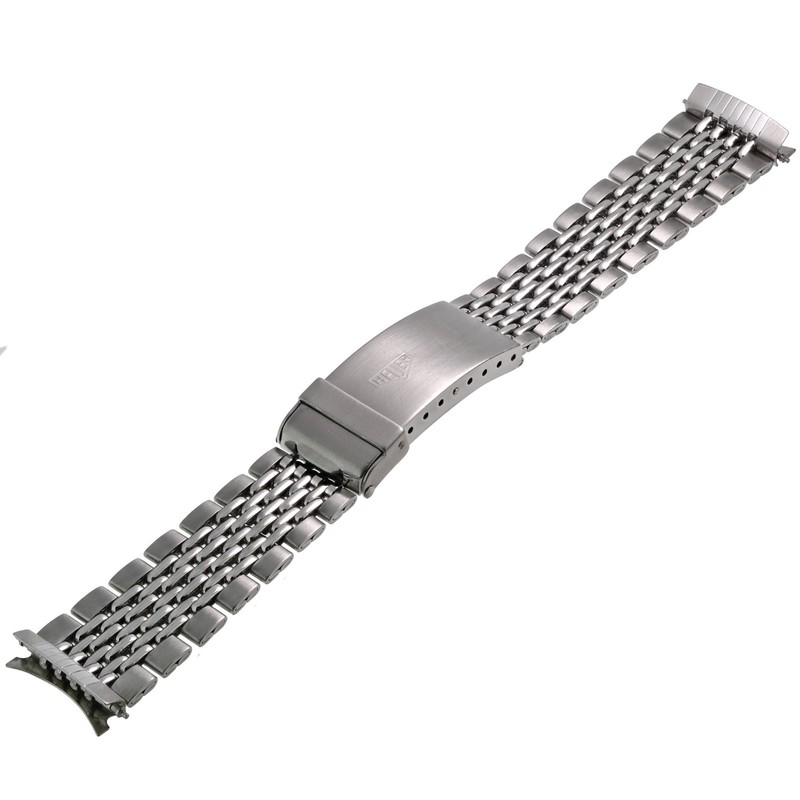 HEUER Gay Freres Single Grain BoR Bracelet, 20mm HLF endlinks for Autavia 1163