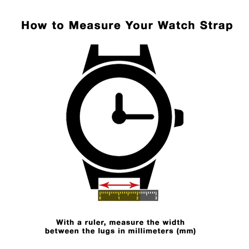 22mm Top Grain Leather Deployment Watch Band for Orient Contemporary gallery