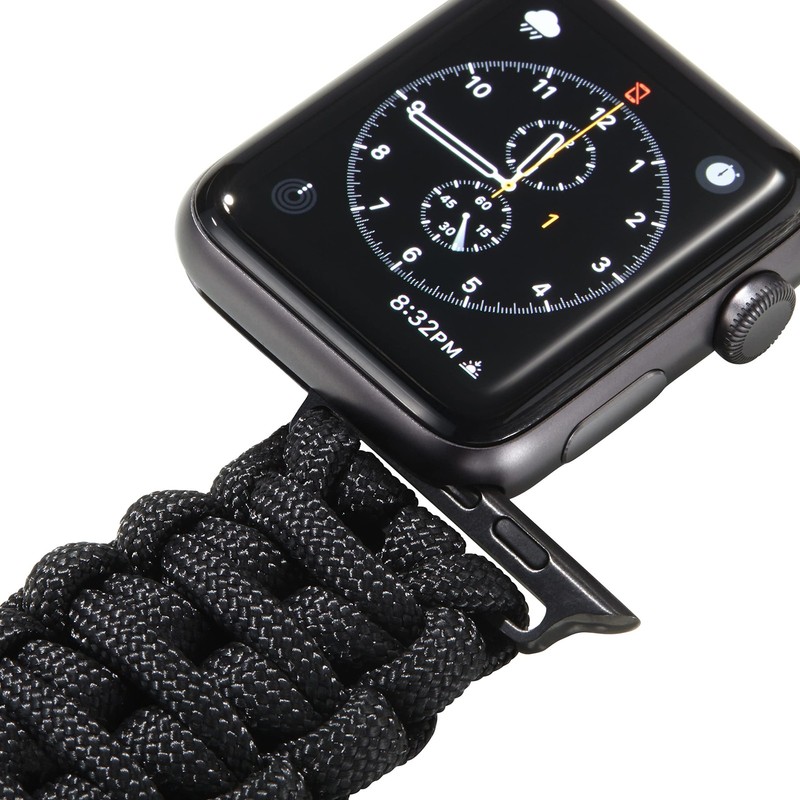 Paracord Watch Band - Compatible with Apple Watch Band 49mm 46mm 45mm 44mm 42... gallery