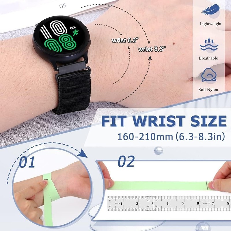 Lightweight Breathable Sport Watch Band for Various Models gallery