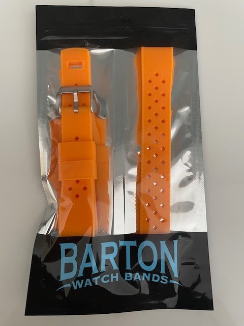 BARTON Tropical-Style 2.0 Watch Bands – Quick Release-18mm Orange