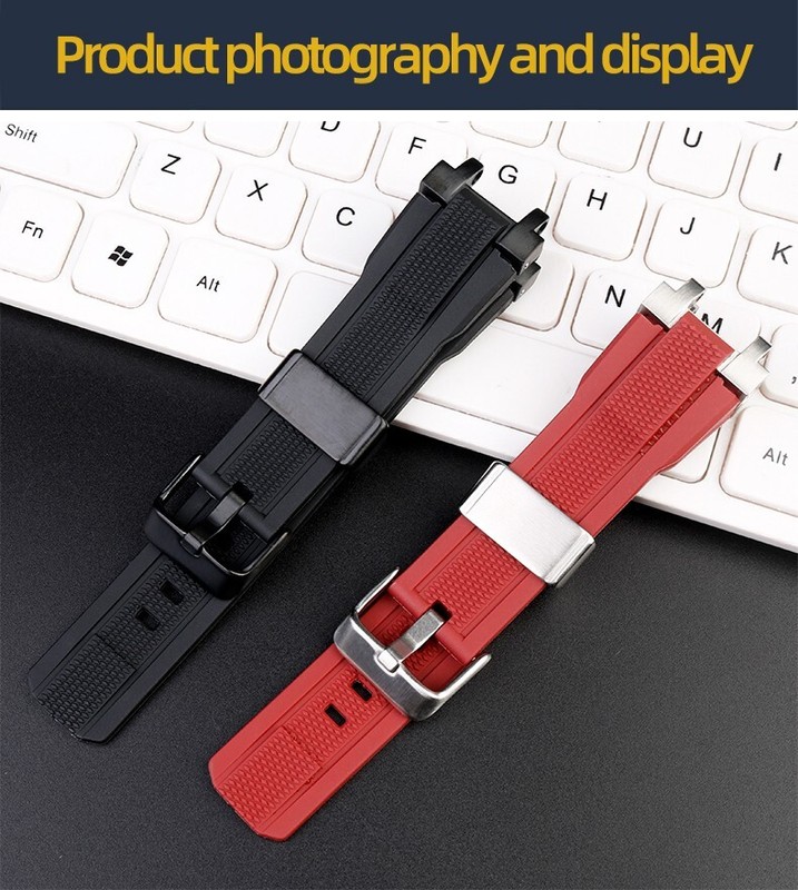 For Casio G-Shock MTG-B1000 Rubber Watchband Modified MTG-G1000 Watch Strap gallery
