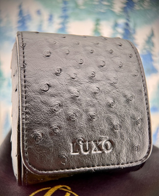 Luxury Watch Roll Various Sizes/Colors Available - Ostrich And Alligator Leather