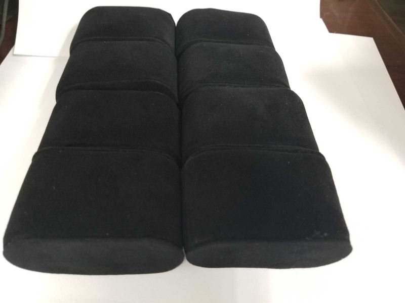 Set of 8 Black Velvet Watch Bracelet Pillows for Case Box Display Stand gallery
