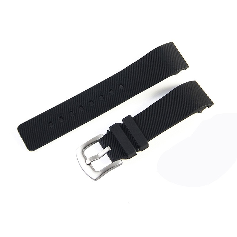 Soft Rubber Silicone Watch Strap Band 20 23mm for Cartier Santos 100 with Tools