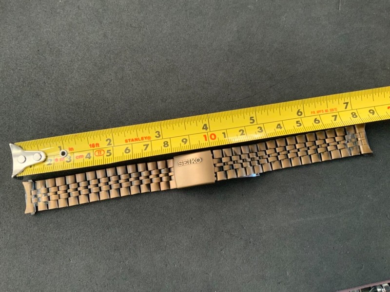 SEIKO Japan Orignal Stainless Steel Watch Bracelet NOS gallery