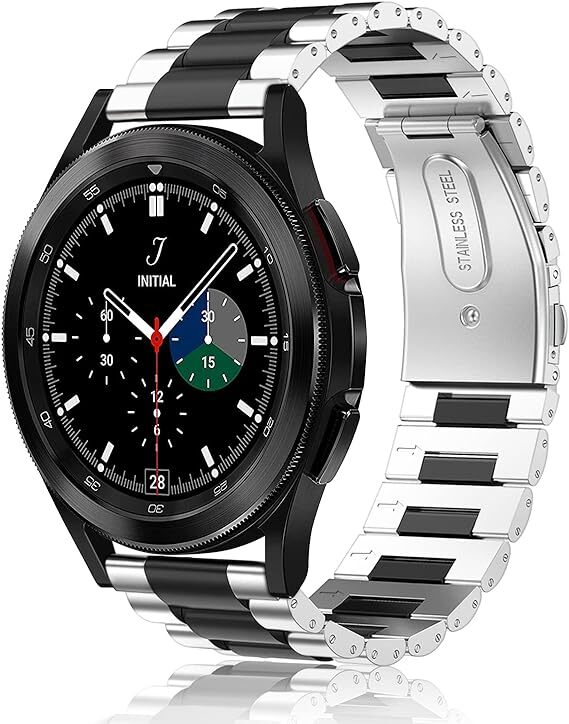 For New 2023 Samsung Galaxy watch 6 Classic 43mm/47mm Stainless Steel Metal Band