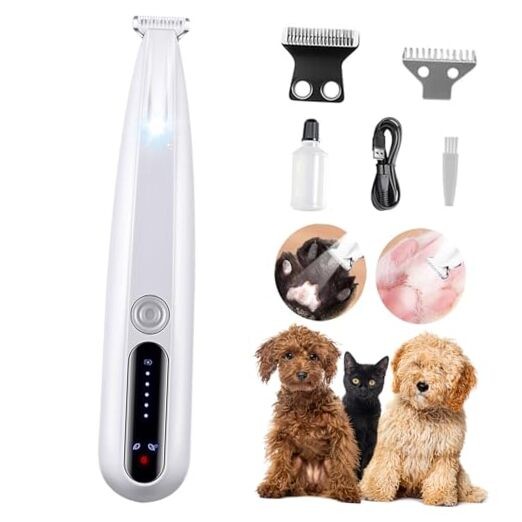 2026 New Pet Precision Trimmer, Dog Paw Trimmer with White With Extra Blades