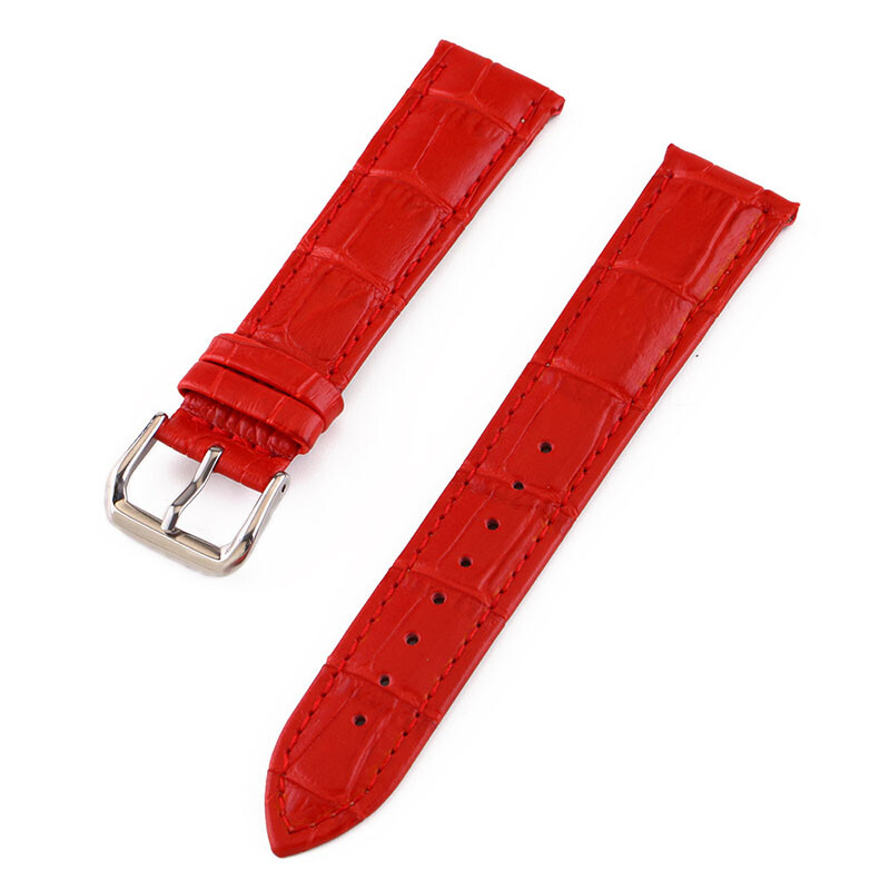 Men Woman Unisex Calfskin Leather Watchstrap Band Watch Strap Bracelet 10-24mm gallery