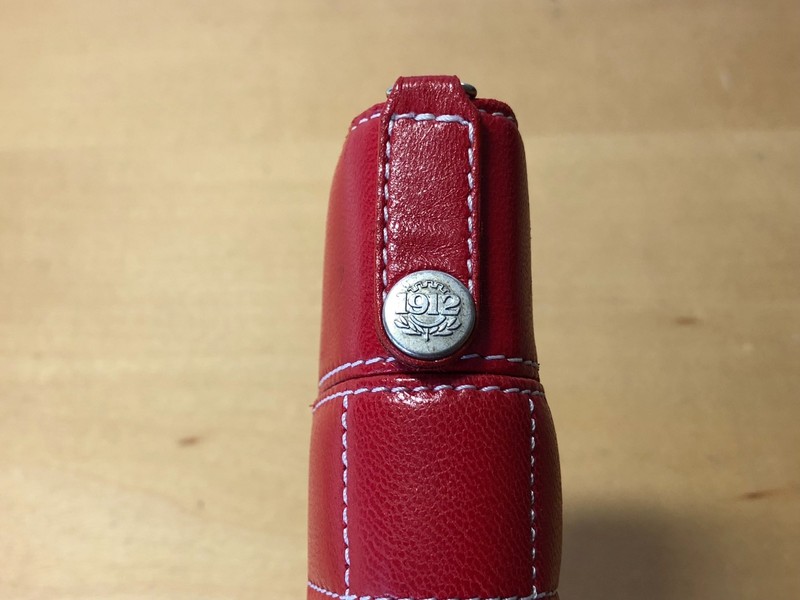 Montegrappa 1912 - Red Leather Case For 2 Pens - Ferrari Collection gallery