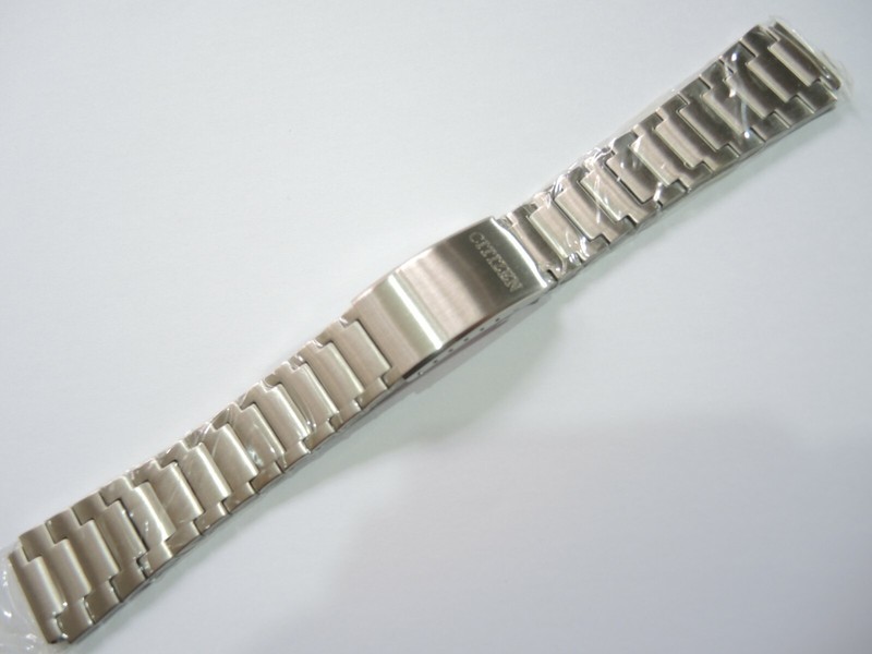 NEW 18MM STAINLESS BRACELET CITIZEN 8110 CHRONOGRAPH BULLHEAD VINTAGE WATCH