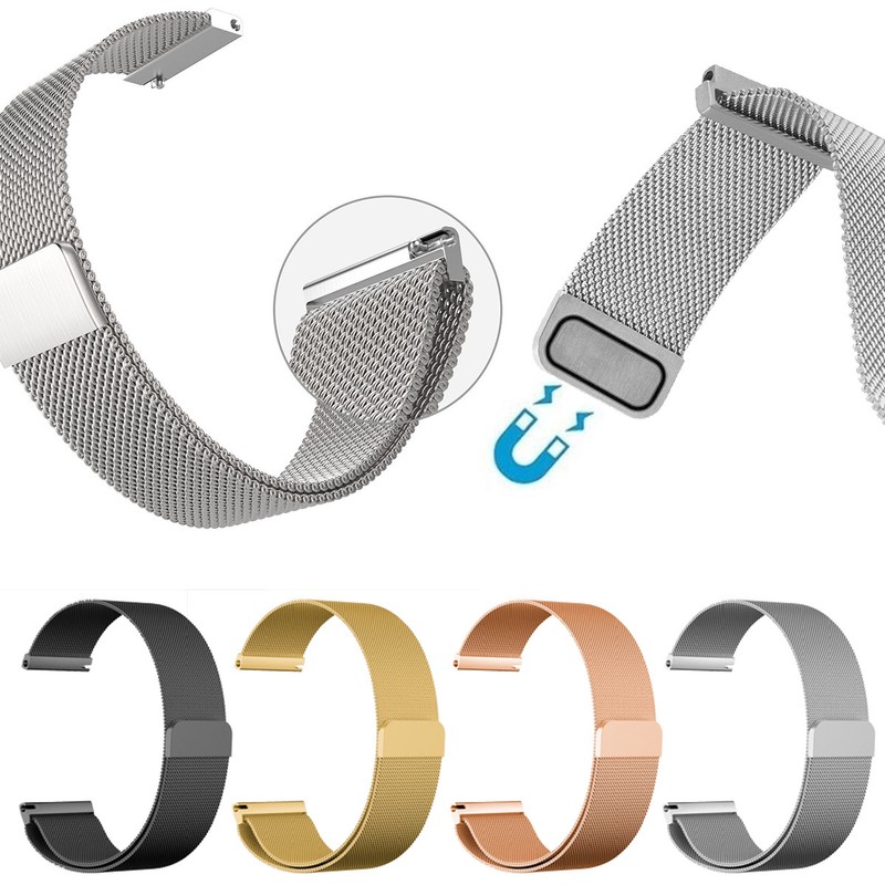 Quick Release Stainless Steel Mesh Milanese Watch Bands 18mm / 20mm / 22mm /23mm