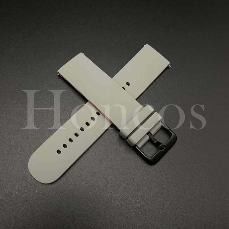 20 MM GRAY ORANGE RUBBER WATCH STRAP FITS FOR SWATCH X OMEGA MISSION TO THE MOON