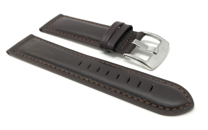 18mm-30mm Leather Watch Band Strap, Black,Tan, Brown for Citizen, Fossil & More gallery