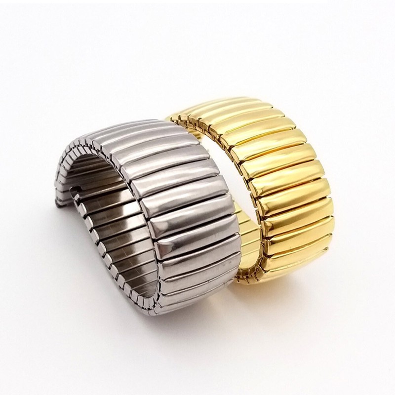 12~22mm Stretch Expansion Spring Stainless Steel Watch Band Strap Bracelet USA