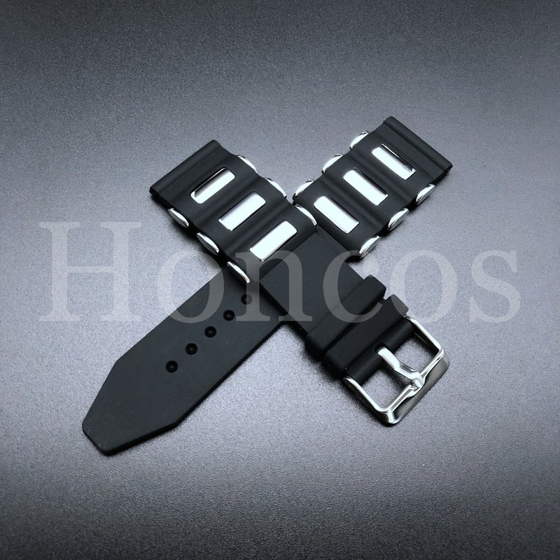 26MM SOFT RUBBER DIVER BAND STRAP FITS FOR INVICTA EXCURSION 18202 WATCH BLACK