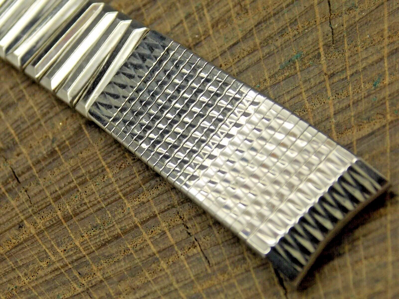Scott Vintage Watch Band Stainless Steel Expansion 17.5mm NOS Unused Bracelet