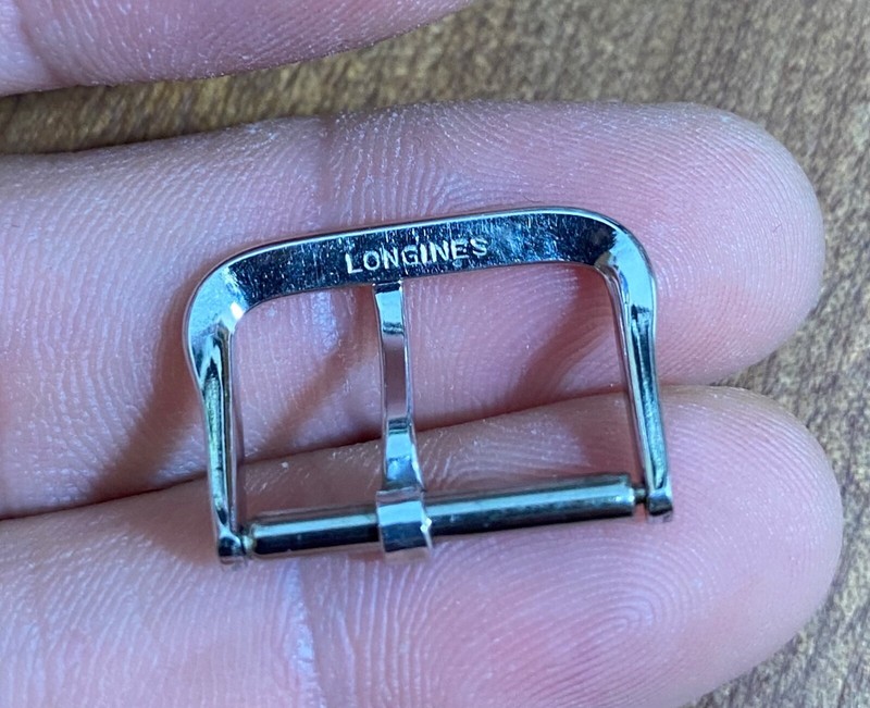 vintage Early LONGINES buckle military band Watch Calatrava Pilot 16mm Rare