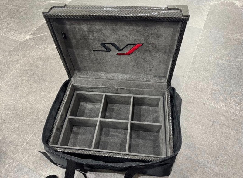 [Authentic] Lamborghini Aventador SVJ Watch Box Accessory Set 6 Slots RARE gallery
