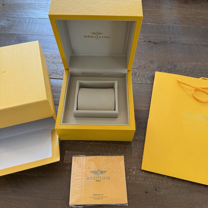 Watch box set for Breitling, double box & with, books