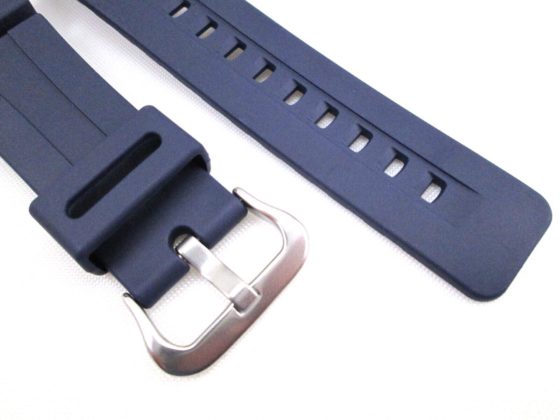 Genuine Casio G-Shock G-100 G-2110 G-2310 G-2400 navy blue resin watch band gallery