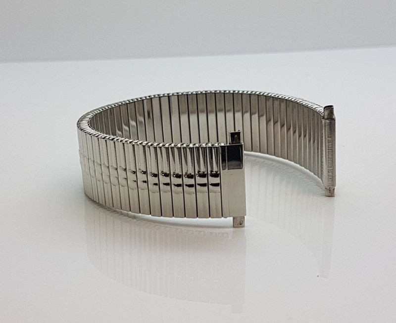 10 Stainless Steel Pebbled Metal Expansion Watch Strap Bracelets 17.5 – 22 26A