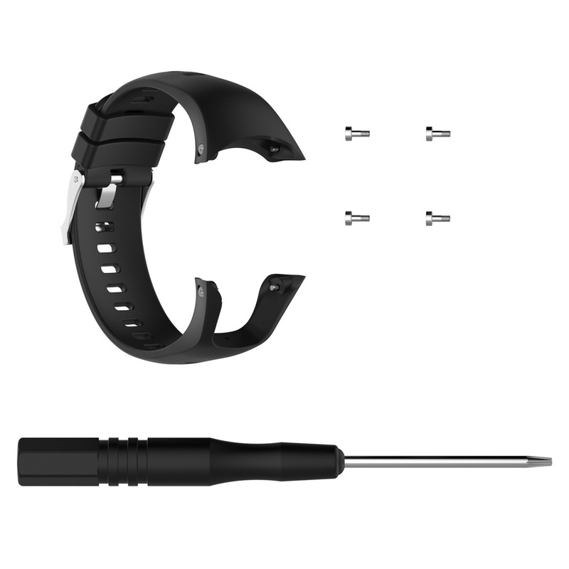 1* Black Wristband Watch Strap Band For Suunto Spartan Trainer Wrist HR Part gallery