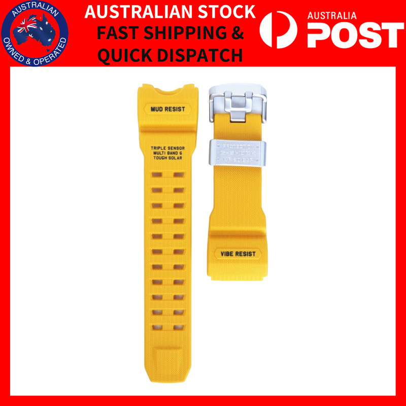 Casio Genuine Factory G-Shock Mudmaster GWG-1000-1A9 Watch Band Strap Yellow