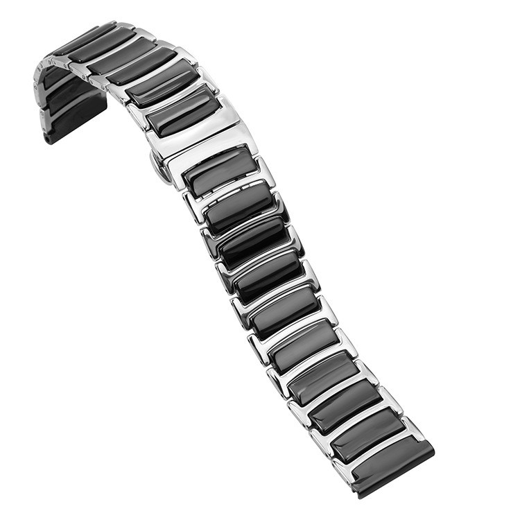Quick Release Smart Ceramics Stainless Steel Watch Band Strap Bracelet 16-22mm