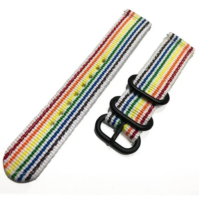 18mm 20mm 22mm 24mm Military Woven Nylon Watch Band Quick Release Strap