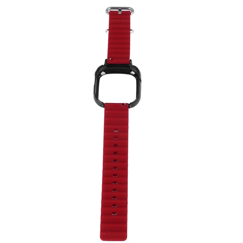 Watch Silicone Strap With Built In PC Case Fashionable Adjustable Wristband For gallery