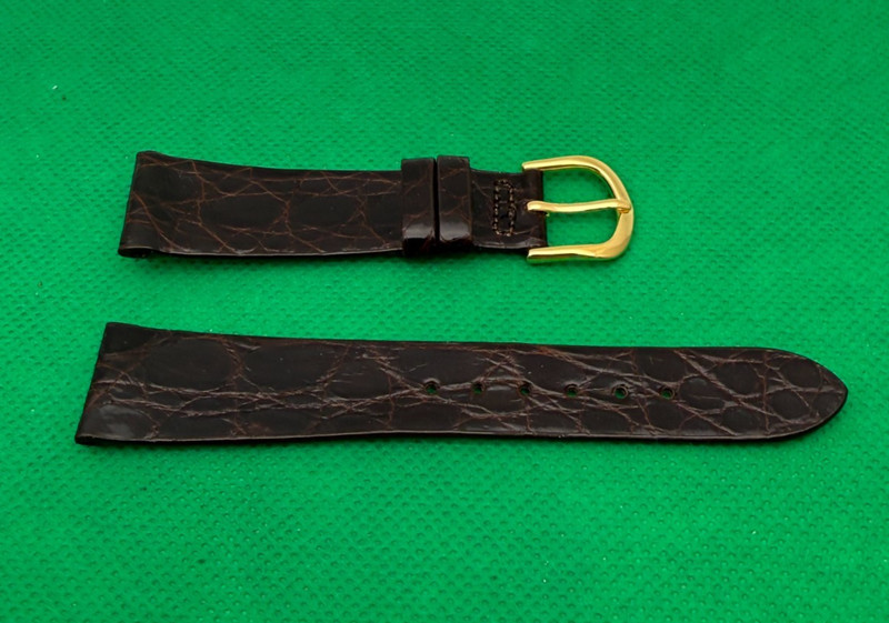 Crocodile Hadley-Roma Classic Watch Band 18mm New (#2)