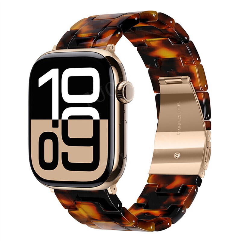 Resin Watch Band Strap Bracelet For Apple Watch Series 10 9 8 7 6 5 4 SE 41/45mm