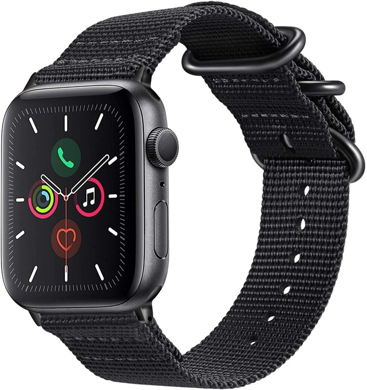 Nylon Sport Band Loop For Apple Watch iWatch Series SE/6/5/4/3/2/1 44mm/42mm