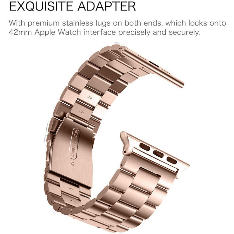 For Apple Watch Ultra 2 Series 9 8 7 6 5 4 3 2SE 38mm-49mm Metal Strap Band Case gallery