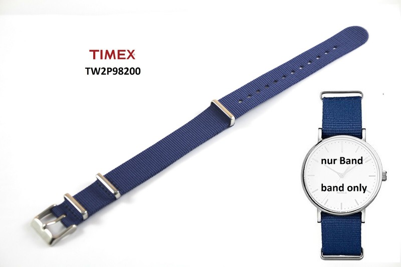 Timex Replacement Bracelet TW2P98200 – Textile Ribbon – for Weekender Models