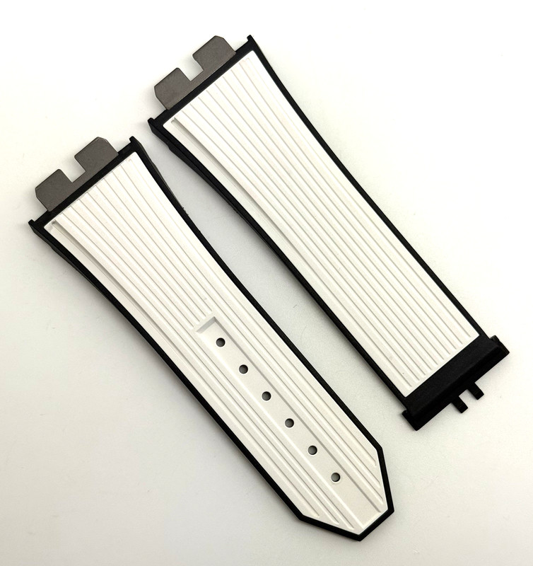 Hublot Big Bang Unico 45mm 28mm x 22mm White Rubber Watch Strap Authentic OEM