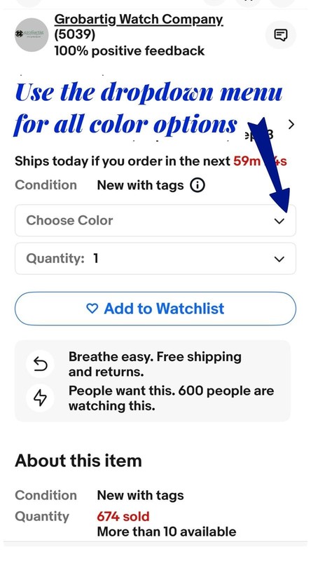 TechnoMarine Cruise Button System 45mm Strap -SEND MODEL # OR WILL CANCEL ORDER gallery
