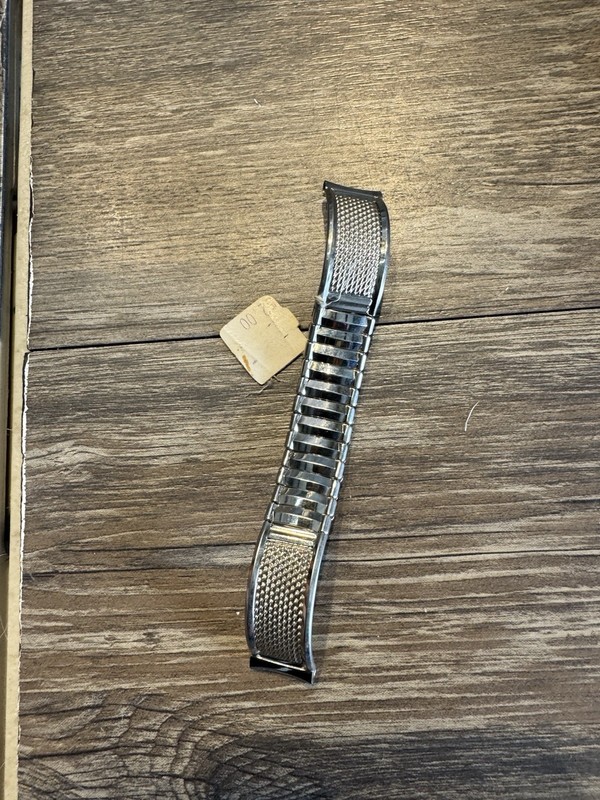 Vintage NOS Unused JB Champion USA Stainless Watch Band 16mm Expansion Bracelet