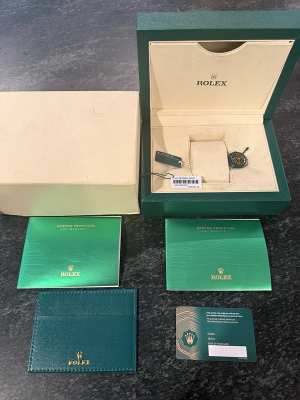 ROLEX Watch Box Set with Bag Tags Card Holder