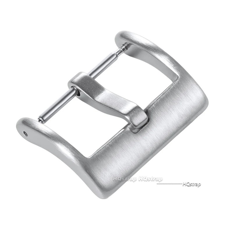Watch Band Buckle Stainless Steel Square Button Matte Polished Clasp 18 20 22mm