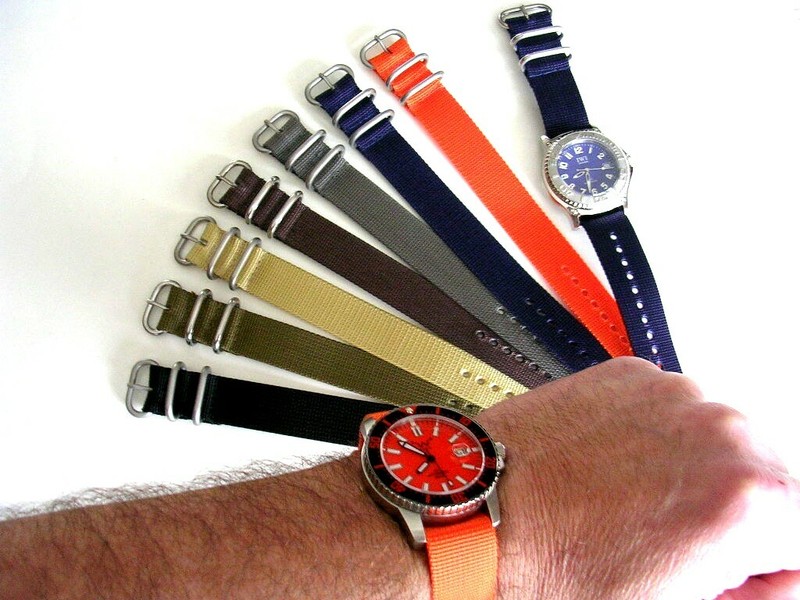 1pc NATO® strap UTC SS Ballistic Nylon MoD RAF G10 watch band Bond IW SUISSE USA gallery