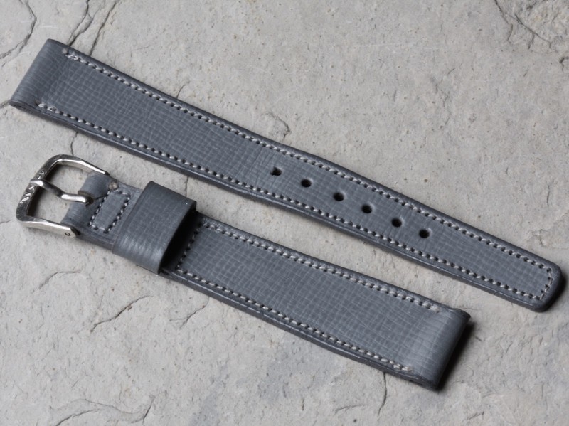 Vintage Wyler watch 16mm Buffalo single keeper strap Wyler buckle 1950s/60s NOS