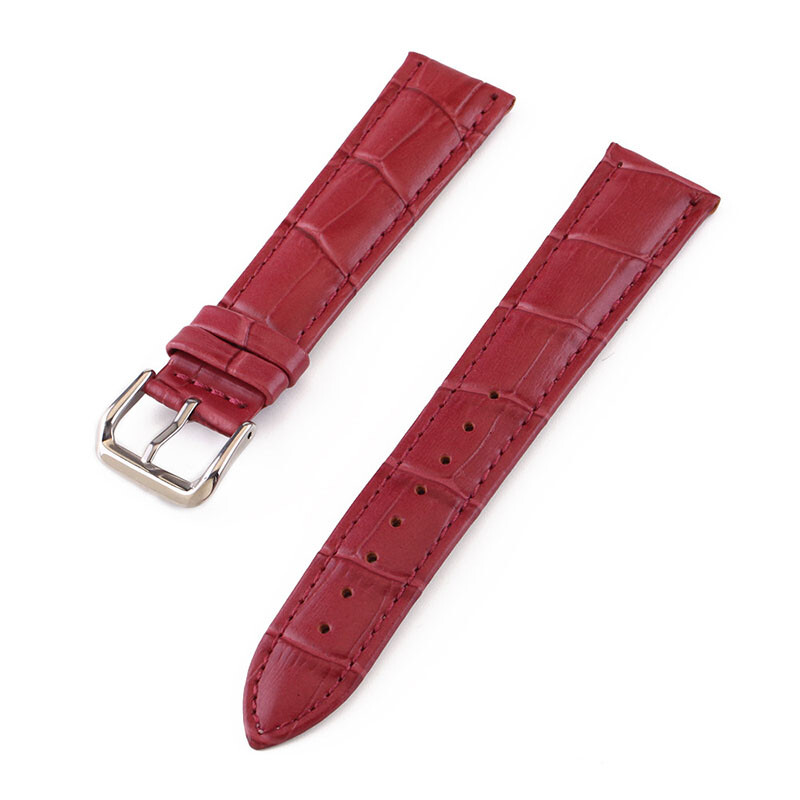 Men Woman Unisex Calfskin Leather Watchstrap Band Watch Strap Bracelet 10-24mm gallery