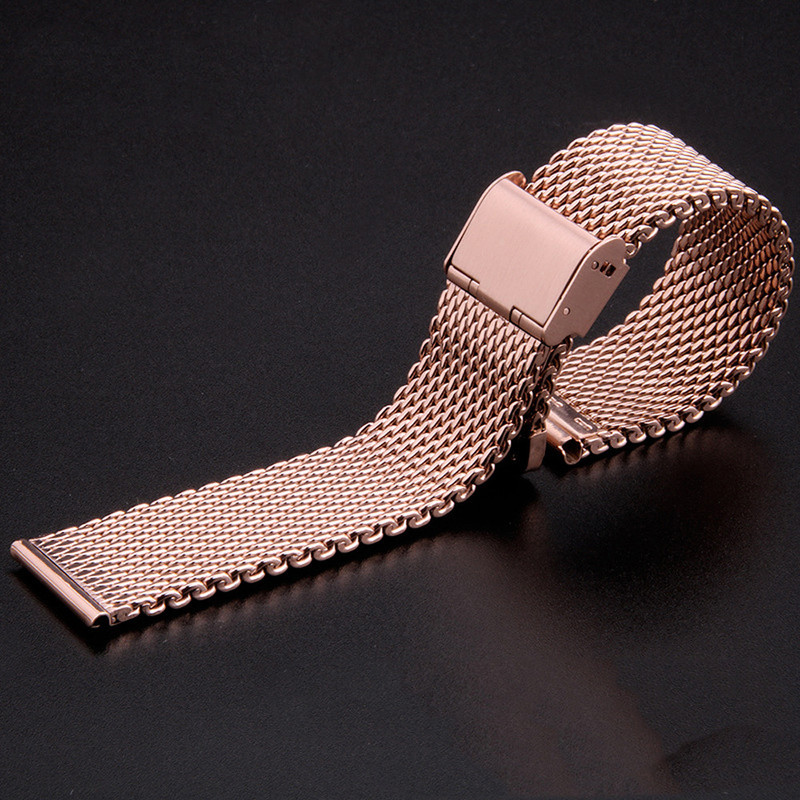 Premium Thicked Milanese Mesh Stainless Steel Watch Band Strap Metal 18 20 22 24 gallery