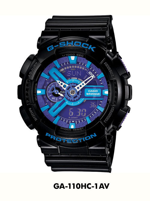 Genuine Casio G-Shock Watch Band Black Glossy GA-100CS GA-110HC GA-110MC GA-120B gallery