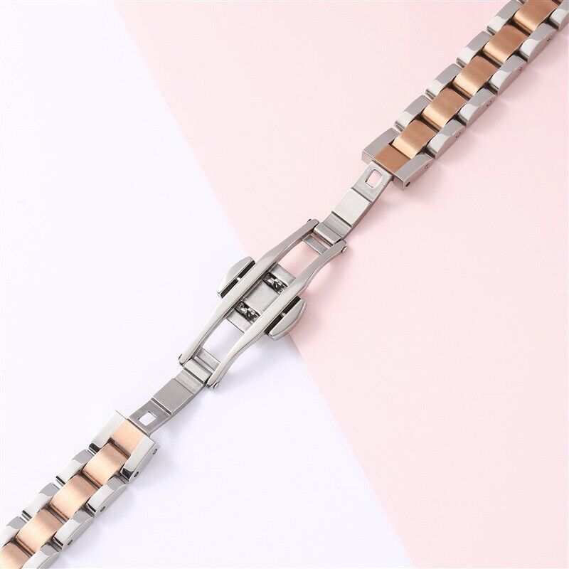 Womens Ladies Stainless Steel Watch Band Strap Bracelet 10 12 14 16 18 20 22mm gallery